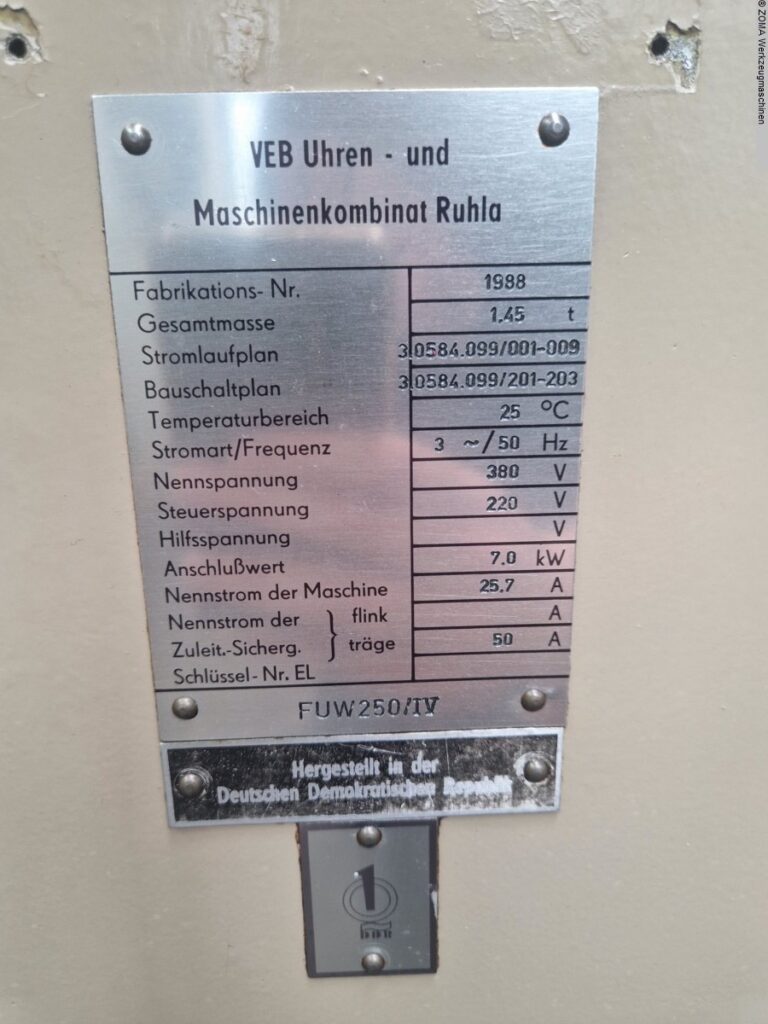 FUW 250 /IV WMW - RUHLA