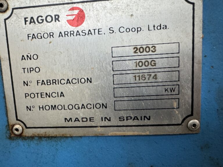 Fagor 100G | 2003