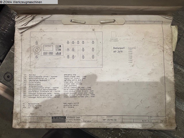 BEHRINGER HBP430/854GA5000 | 1997 10 BEHRINGER HBP430/854GA5000 | 1997 - Bild 9