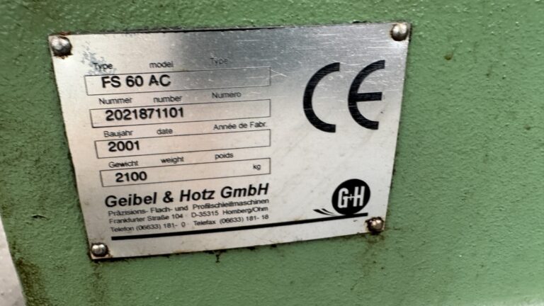 GEIBEL + HOTZ FS 60 AC | 2001
