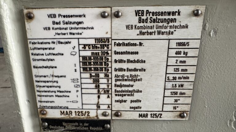 VEB Bad SALZUNGEN MAR 125/2 |