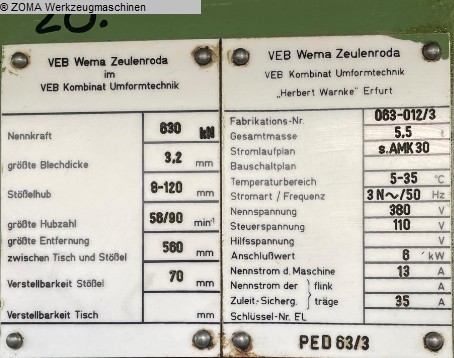 WMW-ZEULENRODA PED 63/3 | 5 WMW-ZEULENRODA PED 63/3 | - Bild 4